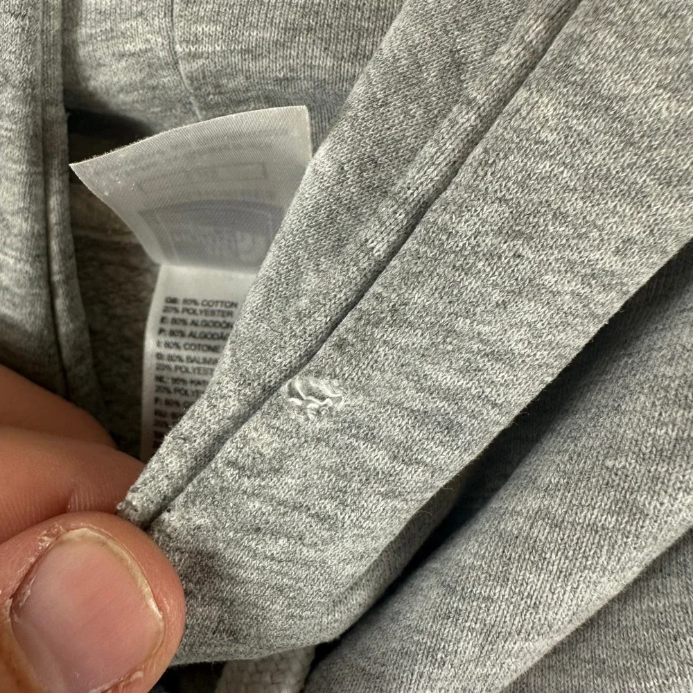 The North Face Hoodie Mens Large Grey‎ Lot of 2 Pullover Outdoor Sweatshirts